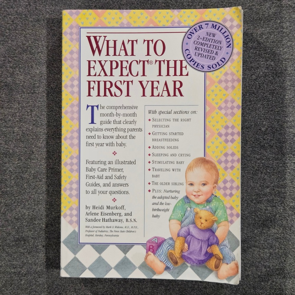 What To Expect The First Year 2nd Edition Heidi Murkoff Parenting Book Paperback